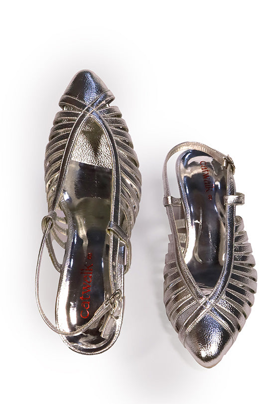 Catwalk Heel AAH135 Silver