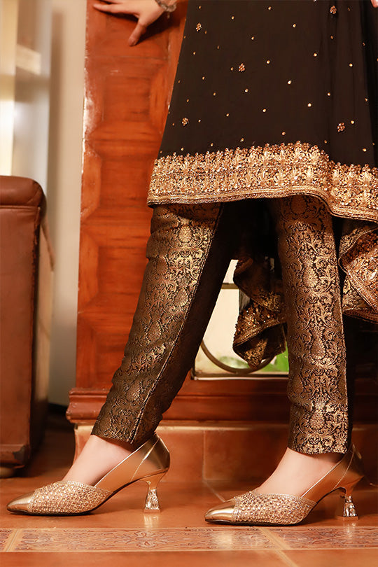 Catwalk Heel AAH136 Gold