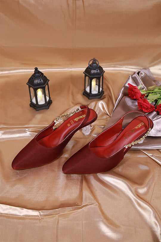 Catwalk Heel AAH140 Maroon