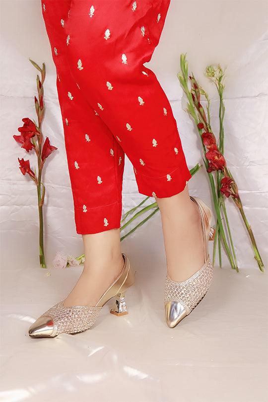 Catwalk Heel AAH136 Gold