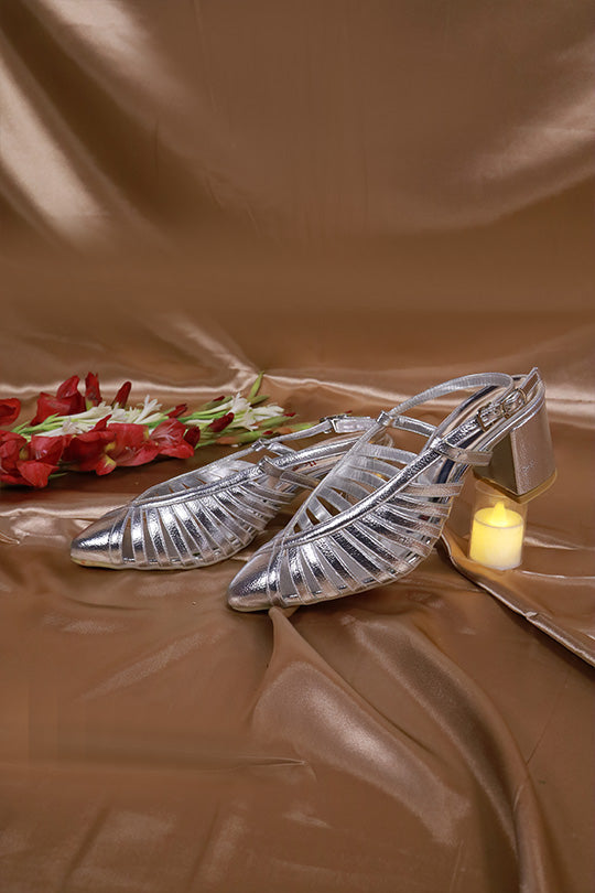 Catwalk Heel AAH135 Silver
