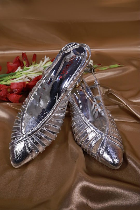 Catwalk Heel AAH135 Silver