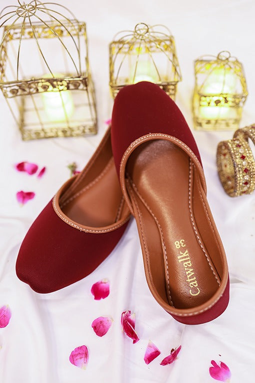 Catwalk Khussa AAK118 Maroon - Main Image